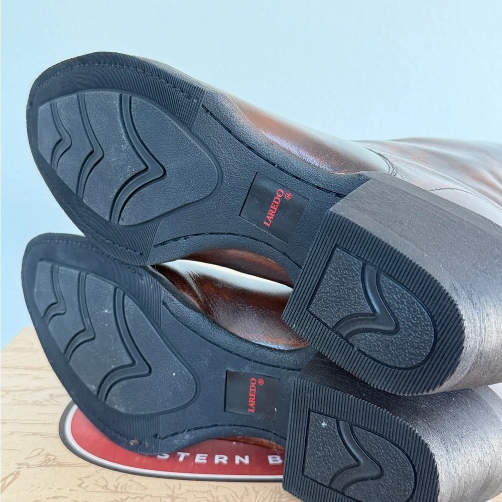 Laredo Fletcher Western Boots Pointed Toe Sz 11.5 Men Rodeo Cowboy Country Howdy - Picture 3 of 16